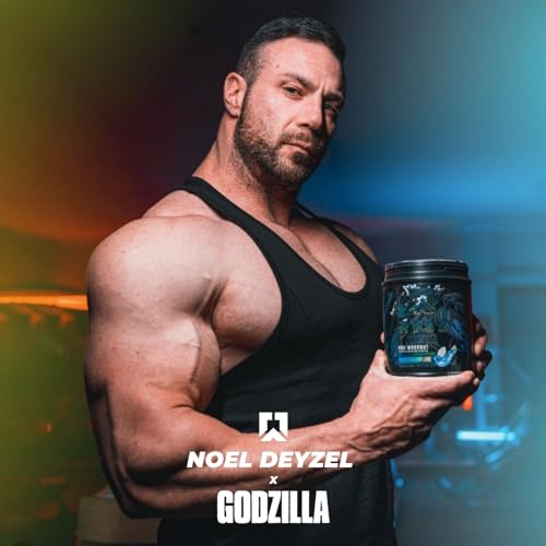 Ryse Noel Deyzel x Godzilla Pre Workout | Intense Pumps, Energy, & Focus | Citrulline & Beta