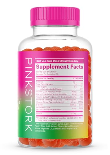 Pink Stork Fertility Gummies for Women - Support Conception for Her and Hormone