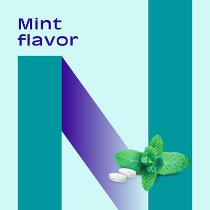 Nicorette 4 mg Mini Nicotine Lozenges to Quit Smoking - Mint Flavored Stop