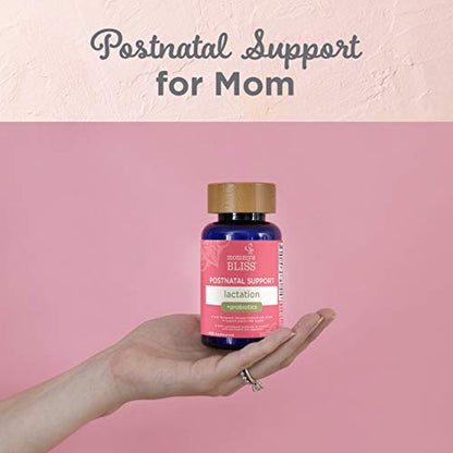 Mommy's Bliss Postnatal Lactation Support Supplement with Probiotics: Support Breastfeeding