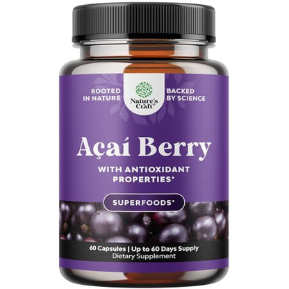 Natural Acai Berry Weight Loss Supplement Detox Products Antioxidant Superfood 