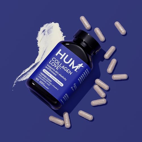 HUM Collagen Love Skin Supplement - Collagen Peptides w/Hyaluronic Acid & Vitamin C