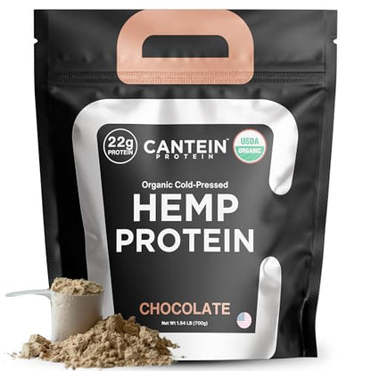 Cantein Organic Hemp Protein Powder | Vegan Protein Powder for Protein Shake | 22g 