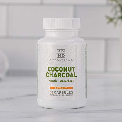 Coconut Charcoal Capsules from The Myers Way Protocol - Natural Activated Charcoal
