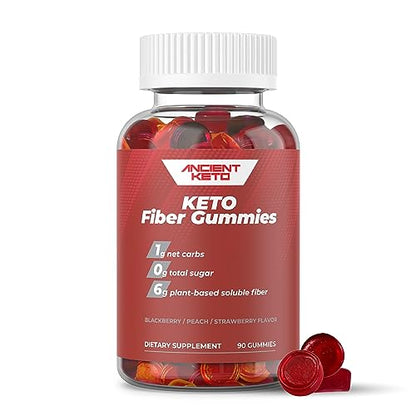 Sugar Free Keto Fiber Gummies for Adults | Keto Vitamin Supplement