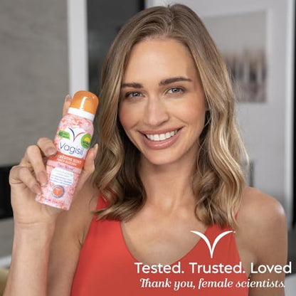 Vagisil Scentsitive Scents Feminine Dry Wash Deodorant Spray for Women, Gynecologist Tested