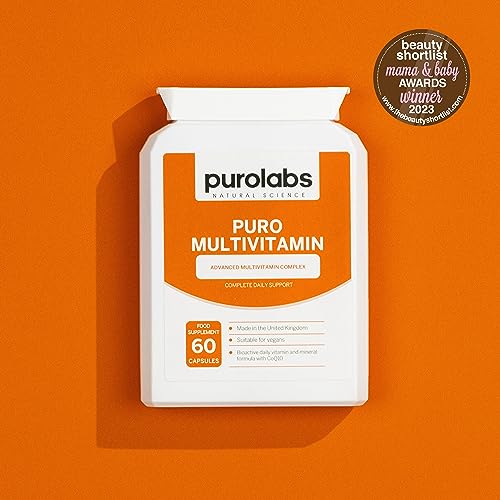 Puro Multivitamin - 34 Multivitamins & Minerals - Daily Complex for Men & Women