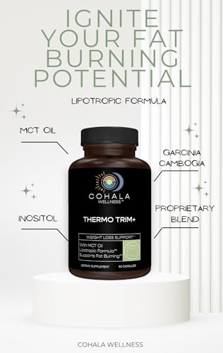 COHALA WELLNESS Thermo Trim+ Fat Burner Weight Loss Supplement Appetite Suppressant