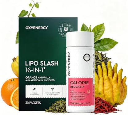 OxyEnergy LIPO Slash 16-in-1 & Calorie Blocker 6-in-1