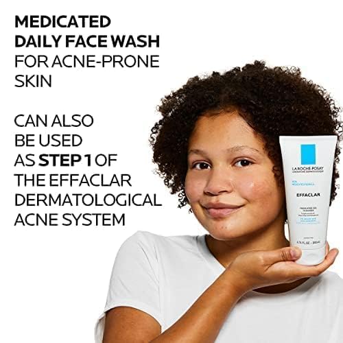 La Roche-Posay Effaclar Medicated Gel Facial Cleanser, Foaming Acne Face