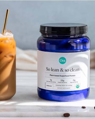 Ora Organic Vegan Protein Powder - 23g Plant Based Protein Powder for Women and Men