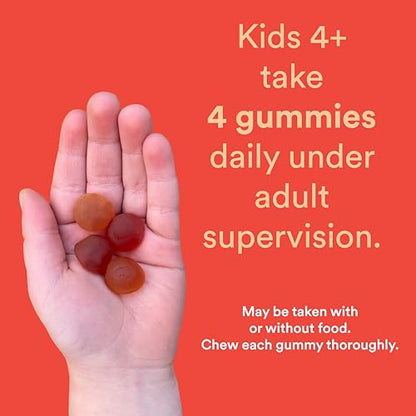 SmartyPants Organic Kids Multivitamin Gummies: Probiotics, Omega 3 (ALA), Vitamin D3