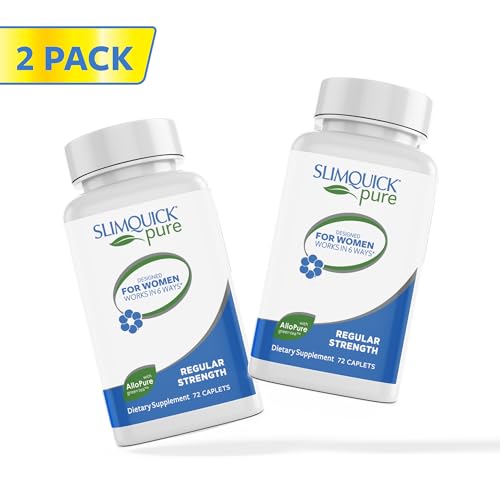 Slimquick Pure 3x Regular Strength Pills for Women to Help Achieve Weight Goals, Helps Metabolism