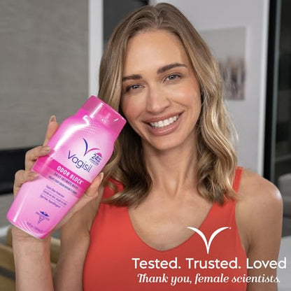 Vagisil Feminine Wash for Intimate Area Hygiene, Odor Block, Gynecologist Tested