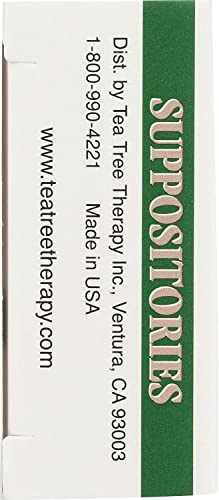 Tea Tree Therapy - Suppository with Tea Tree Oil For Vaginal Hygiene (2-Pack of 6)