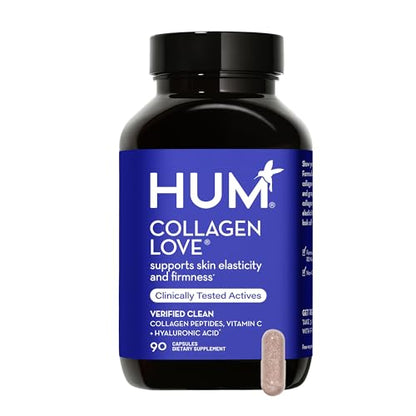 HUM Collagen Love Skin Supplement - Collagen Peptides w/Hyaluronic Acid & Vitamin C