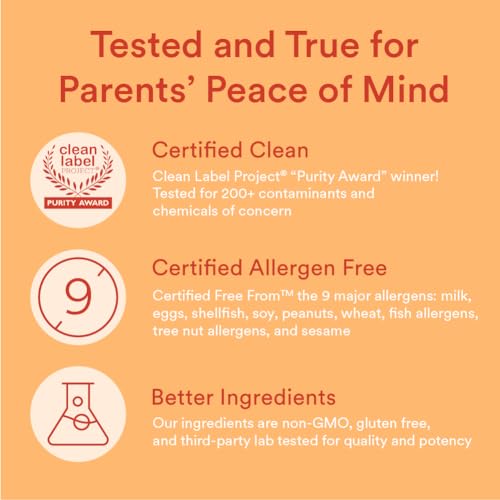 SmartyPants Kids Multivitamin Gummies: Omega 3 Fish Oil (EPA/DHA), Vitamin D3, C