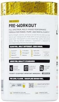 Jocko Fuel Preworkout Pro Series, Sour Gummy, Elite Performance Energy, Focus, Pump Formula, 300mg Natural Caffeine, L-Citrulline, Alpha GPC, L-Tyrosine, Peak ATP, High Intensity Training, 20 Servings