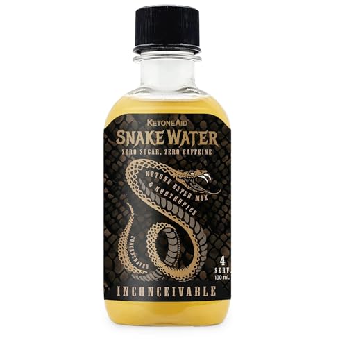 KetoneAid SnakeWater Sports Drink | Ketone Ester plus Slow Carbs, Theacrine & Nootropic