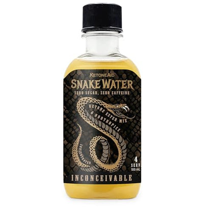 KetoneAid SnakeWater Sports Drink | Ketone Ester plus Slow Carbs, Theacrine & Nootropic