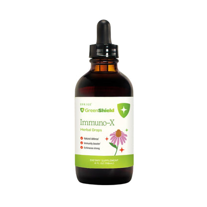 Springs Immuno-X Immune Support Tincture, Echinacea, Elderberry & Astragalus Root, Organic Herbal Wellness Boost for Immunity, Digestion & Overall Health 3 Convenient Sizes”