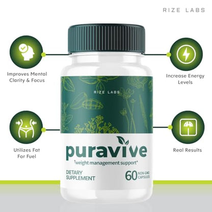 Puravive - Puravive Weight Loss Pills To Increase BAT And Energy Levels, Pura Vive Tropical Detox