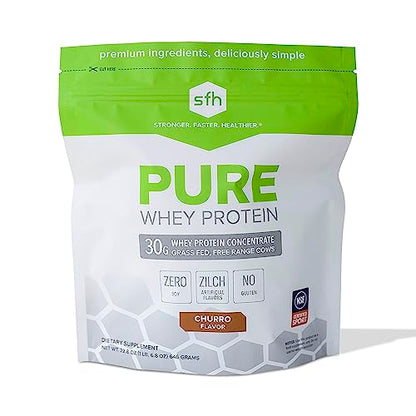 SFH Pure Whey Protein Powder Best Tasting 100% Grass Fed Whey | All Natural 
