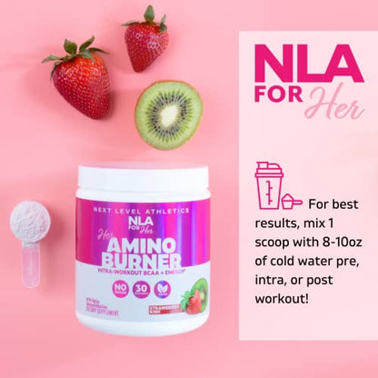 Her Thermogenic Amino Women's Pre Post & Intra Workout Booster (Strawberry Kiwi,30 Servings)