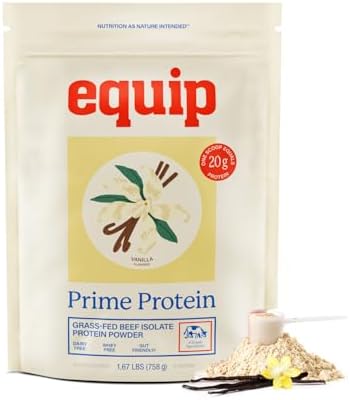 Equip Foods Prime Protein Powder Strawberry & Prime Protein Powder Vanilla