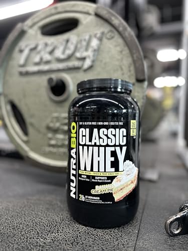 NutraBio Classic Whey Protein Powder- 25G Protein Per Scoop - Full-Spectrum Amino