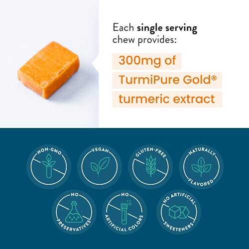 humanN Turmeric Curcumin Chews Supplement – High Absorption Turmeric - Orange