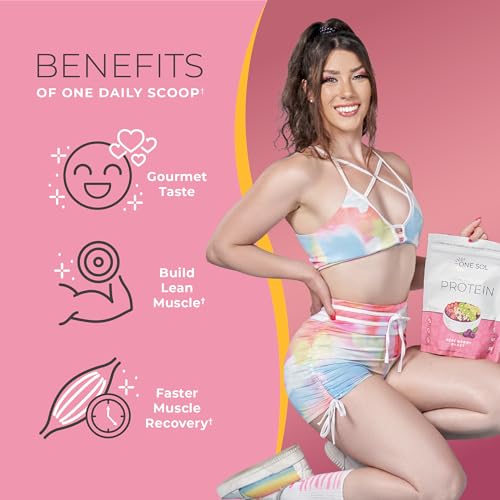 One Sol Protein Powder, Lean & Low Carb, No Bloating, Gluten Free, Lactose-Free