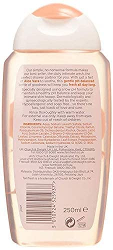 Femfresh 250ml Intimate Hygiene Daily Intimate Wash3 Pack Deal