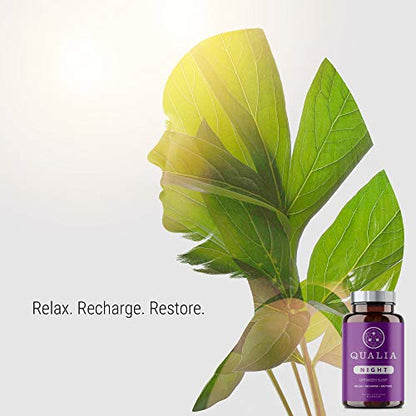Qualia Night Sleep Aid | Non-Habit Forming | Science-Backed Supplement for Deep Refresh