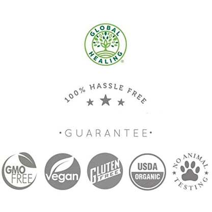 Global Healing Liver Health - Natural Vegan Liquid Drops Supplement Supports Liver