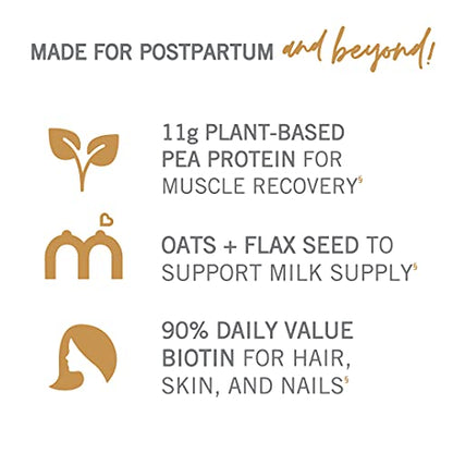Munchkin Milkmakers Postnatal Recovery Protein Powder with Pea Protein, Lactation