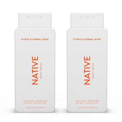 Native Body Wash Contains Naturally Derived Ingredients | For Women & Men, Sulfate