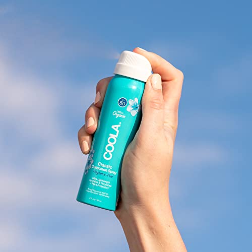 COOLA Organic Sunscreen SPF 50 Sunblock Spray, Dermatologist Tested Skin Care
