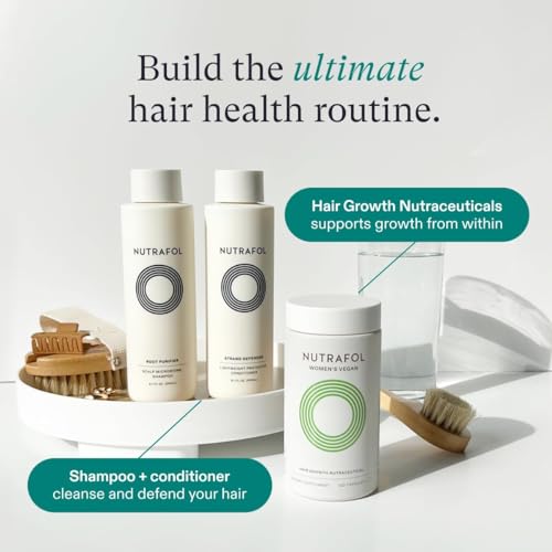 Nutrafol Women's Vegan Hair Growth Supplements, Plant-based and Gluten-free
