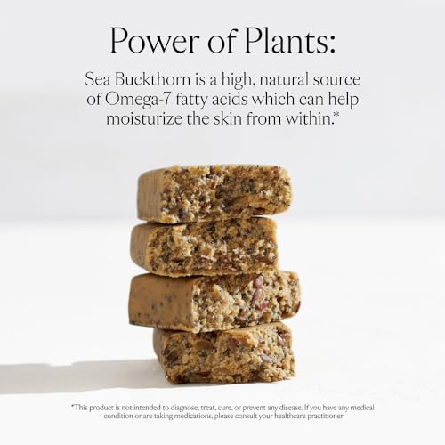 Sakara Beauty Protein Super Bar - Poppy Seed & Lemon Protein Bars, Clean Protein Bars