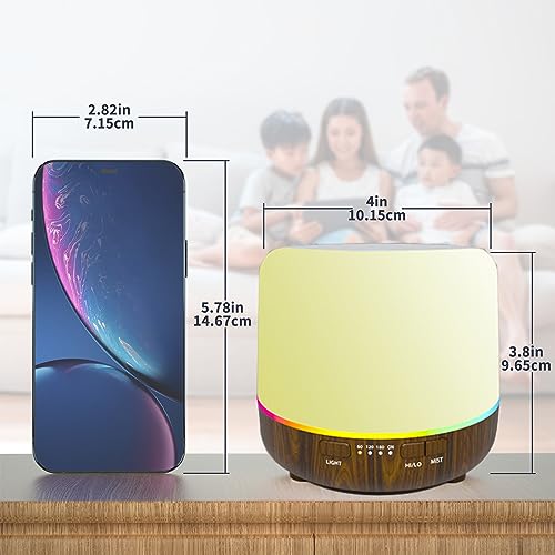 Scent Essential Oil Diffuser 2 Pack Max 200 ML Ultrasonic Cool Mist Humidifiers and Aromatherapy