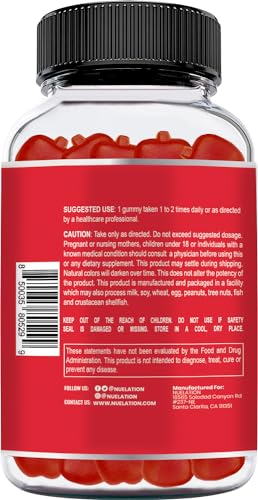 NUELATION Apple Cider Vinegar Gummies for Kids, 60 Servings. Gluten Free, Vegan and Gelatin