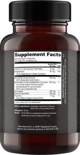 UpWellness Golden Revive + Joint Support with Quercetin, Magnesium, and Turmeric