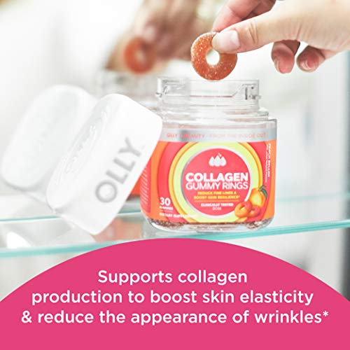 OLLY Collagen Gummy Rings, 2.5g of Clinically Tested Collagen, Boost Skin Elasticity & Reduce
