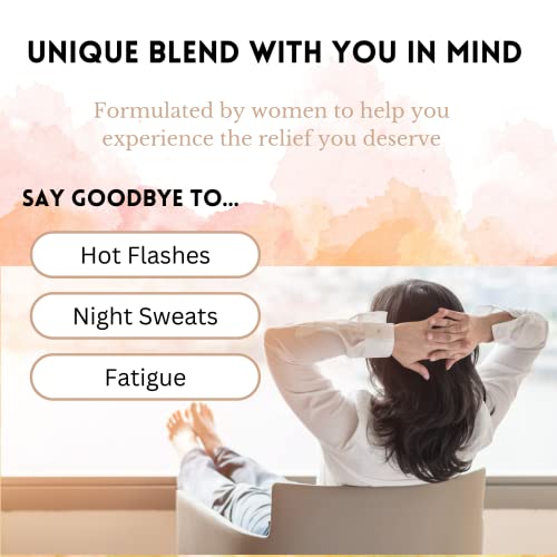 Menopause Tea for Cooling, Hormonal Balance, Relief from Hot Flashes, Night Sweats