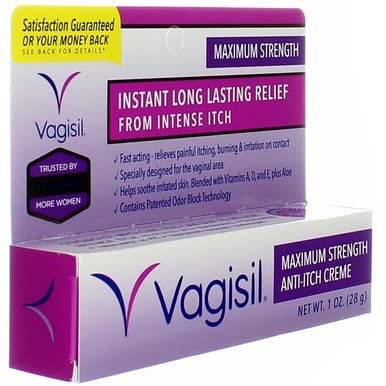 Vagisil Maximum Strength Anti-Itch Creme 1 oz (Pack of 3)