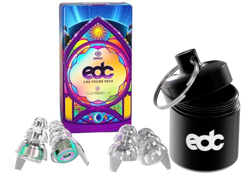 Eargasm EDC Las Vegas x High Fidelity Earplugs for Concerts, Festivals, Drummers