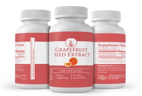 Pure Original Ingredients Grapefruit Seed Extract (100 Capsules) Always Pure, No Additives