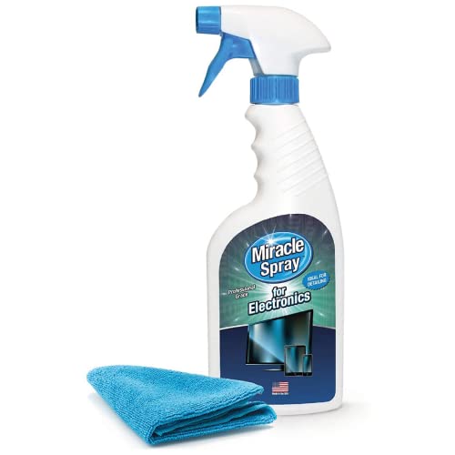 MiracleSpray for Electronics Cleaning, Safe Multisurface Cleaner for Any TV, Phone