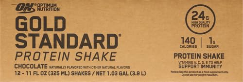Optimum Nutrition Gold Standard Protein Shake, 24g Protein, Ready to Drink Protein Shake